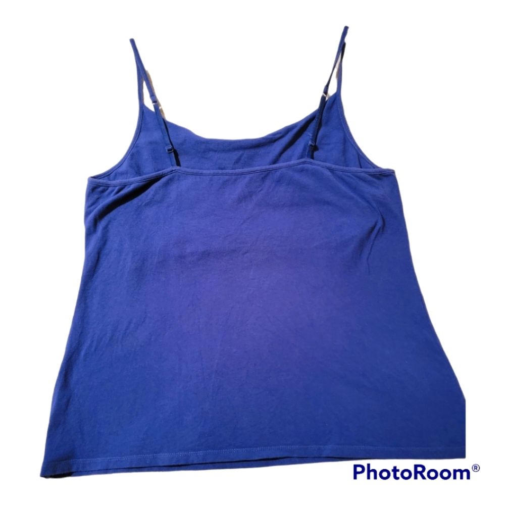 Blue Camisole XXL, adjustable straps